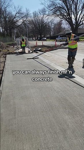 Remember kids! If you don't finish high school, you can always finish #concrete #construction