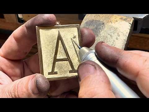 ASMR | Manufacturing process 18k Gold Pendant | How do they make gold pendants