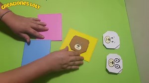 4.1K views · 61 reactions | Hola en este video voy a realizar 3 sobres de papel con las caritas de osos escandalosos en ORIGAMI Es muy fácil de realizar  | Creaciones Loly | Facebook
