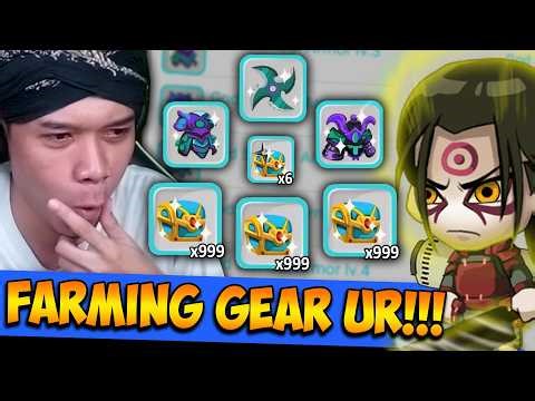 Opening x999 Platinum Boxes Auto Farming UR Gear !!! Ninja Heroes New Era
