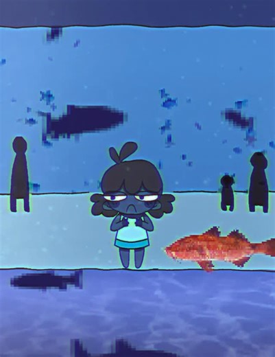 timid art on Instagram: "the fish is trying to say something… . . the background music is “deep 夢の中で” by webinar @cyberdystnt animation by me, the fish 3D model was on sketchfab. . #animation #digitalart #indieanimation #vaporwave #funnyanimation"