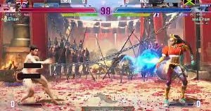 Street Fighter tournament host forgets to turn off his nude mod...
