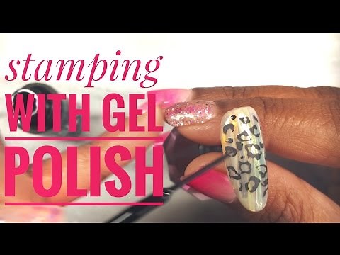 How To | Stamping Nail Art | Gel Polish | Nails Art Tutorial