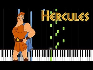 Hercules - I Can Go the Distance (Piano Tutorial) [Synthesia]