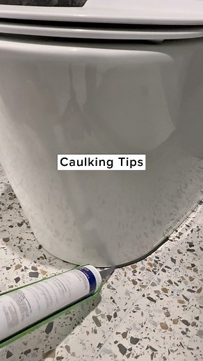 Caulking tips, sealing toilet base #caulking #foryouシ #goviral #melbourne #construction #views1m | Caulking Melbourne