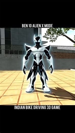 Ben 10 Alien X Mode 👽 Indian bike driving 3d 🤯 #indianbikedriving3d #shorts #effect #likechallenge