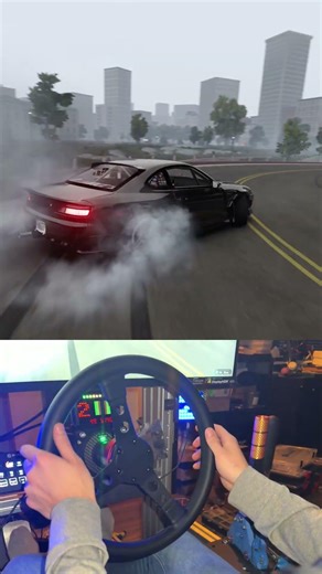 Nissan Silvia S15 2JZ session #simracing #drift #assettocorsa #nissan #simagic #t3stshift