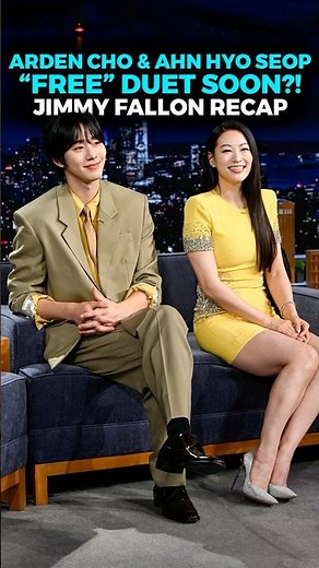 Arden Cho & Ahn Hyo-seop Dropped Major Stories on Jimmy Fallon #BiasNotes #Kpop #HUNTRIX