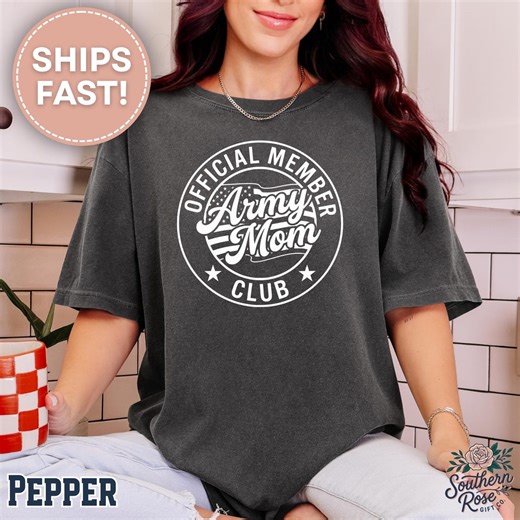 Army Mom Club Shirt | Proud Army Mom Shirt | Mom of Soldier | Basic Training Graduation | Boot Camp Graduation | Army Family Day Shirt - Etsy