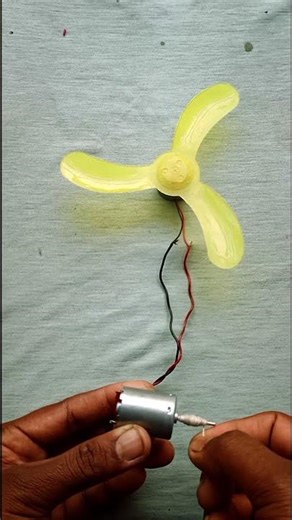 DC motor with rope energy working DC fan rope energy