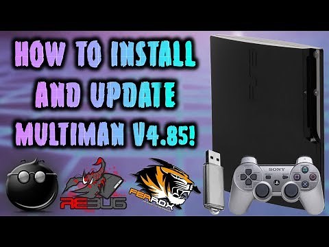Install & Update multiMAN v4.85! Any CFW PS3!