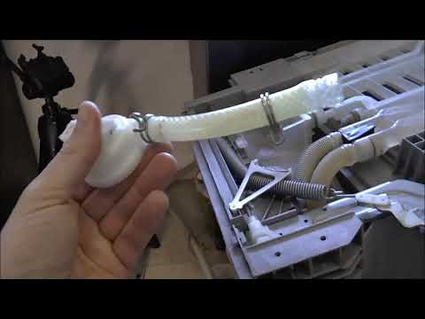 How to replace water flow meter/sensor - Bosch dishwasher, error, tap light on