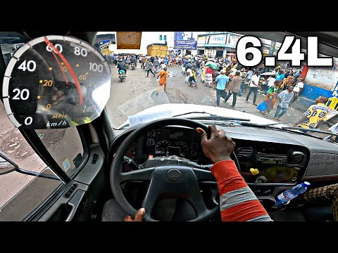 2004 Freightliner Business Class M2 6.4l Diesel POV Test Drive🇨🇩