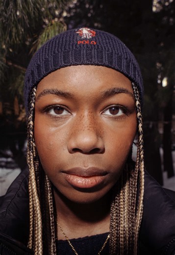 The most common question I get (besides gear) is “Why so close?”. Live with it and sit with it a little. With more and more people heading outdoors this winter, it only made sense to come back on day 2 of this storm. Even more focus on execution has been working for me lately. #streetportrait #centralpark #flashphotography