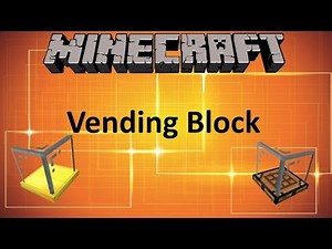 VENDING BLOCK MOD - MINECRAFT 1.8 (MOD SHOWCASE)