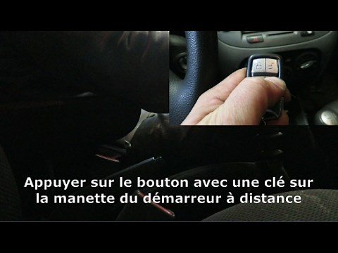 Comment activer un démarreur à distance avec un véhicule manuel