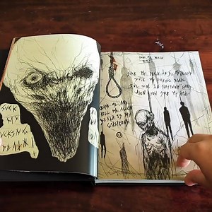 902K views · 534 reactions | ONLY 300 LEFT ON PRE-SELL. Maxime Taccardi, The Book of Death. Poems and art made with ink, pencil and the artist blood. | Heavy Music Artwork | Facebook