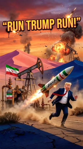 Funny Desert Oil Story 😂 Trump vs Rocket | #viralvideo #funny #trump #modi #iranvsusa