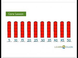 Count objects by 5s, 10s, and 100s