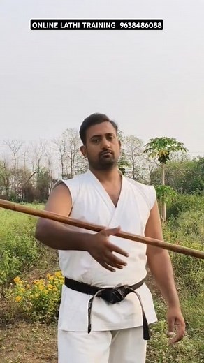 ONLINE LATHI TRAINING CALL👉 9638486088 #lathi #bostaff #lathitraining | KARATE SIR