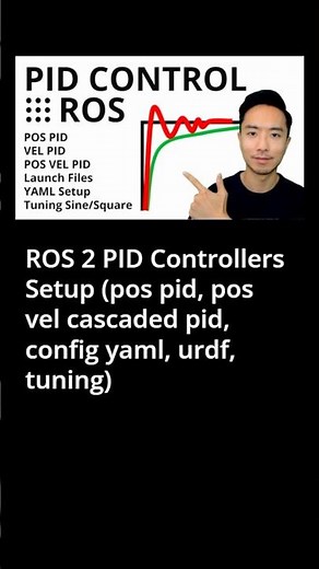 ROS 2 PID Controllers Setup (pos pid, pos vel cascaded pid, config yaml, urdf, tuning)
