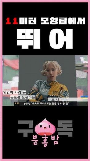 인간이 가장 큰 공포를 느낀다는 11M 모형탑에서 "뛰어(JUMP)"