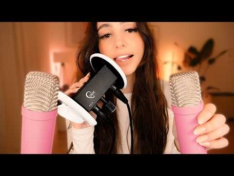 ASMR MOUTH SOUNDS 😴 WITH 3 MICS 🤯 FOR INSTANT SLEEP 💤