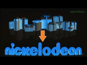 Nickelodeon Happy Christmas Presents Logo Ident Effects