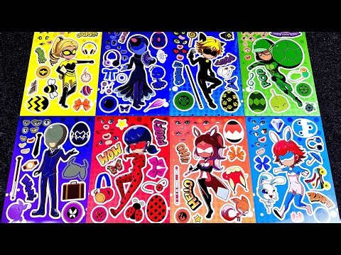 New Decorate with Sticker Book Miraculous Ladybug🐞