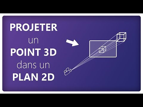 PROJETER un POINT 3D sur un Plan 2D [Tout ce qu'il faut savoir]