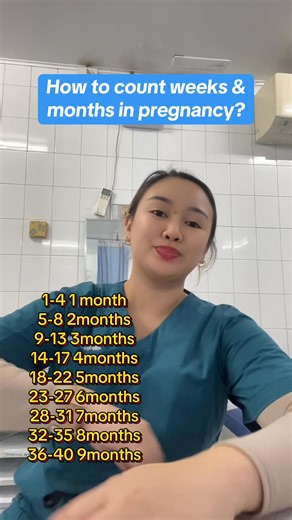 How to count weeks&months in pregnancy💕✅This content is for informational purposes only !!! Always consult your Doctor ✅#midwifejoana #pregnancy #midwife #nurse #nursing #midwifery #healthawareness #healthknowledge #fbreelsfypシ゚ | Midwife Joana