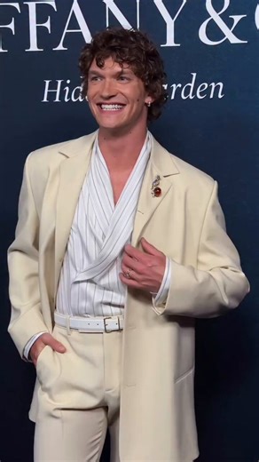 Another video of Connor Storrie at Tiffany & Co.’s Blue Book 2026: Hidden Garden Gala tonight.📲 harpersbazaarus via instagram