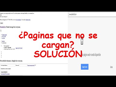 Páginas de internet que no cargan completamente? Páginas lentas?