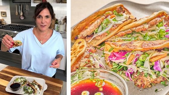 How to Make Smashed Dumpling Tacos