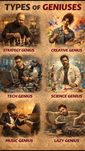 6 Types of Genius – Which One Are You? 🧠#edit #4kanime #akaza