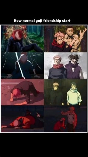 Yuji really just catches hands until he catches feelings #jujutsukaisenedit #jjkseason3 #yujiitadori