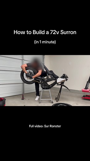 How to Build a 72v Surron - DIY Electric Bike Transformation