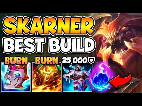 The Absolute BEST build for new Reworked Skarner (LIANDRYS IS BROKEN ON HIM?!)