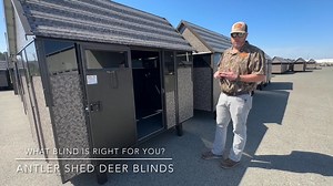 What blind is right for you? Check out this video from Hunter. Happy Hunting. #antlersheddeerblinds #nomachineshere #deerblinds #deerseason @followers | The Antler Shed Deer Blinds
