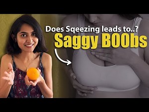 Does squeezing breasts make them saggy🍊Gyanecologist explains 🩺👩‍⚕️