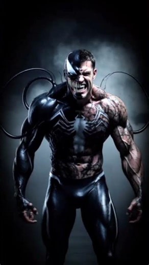 Tom Hardy as Venom: Epic Half-Human Half-Symbiote Transformation Fan Art | Eagle Rajaa |#venom #fyp