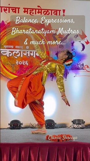 Perfect Bharatanatyam Balance + Expressive Mudras!🔥 Award-Winning Devi Dance #Bharatanatyam #Bhakti