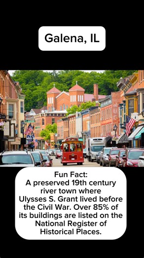 Random American Town: Galena, IL 🇺🇸 #usa #travel #geography #illinois