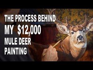 How I Painted a Mule Deer Buck That Sold for $12,000