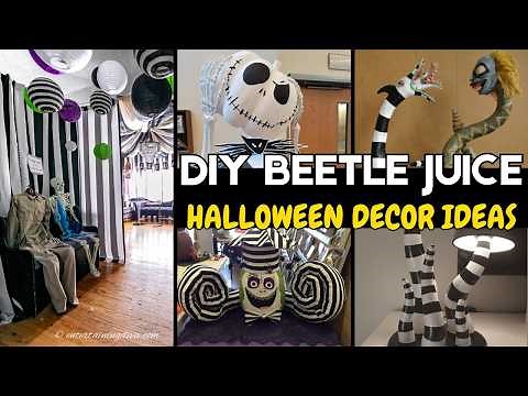 200+ Spooky DIY Beetlejuice Halloween Decoration Ideas To Try Including Outdoor, Indoor