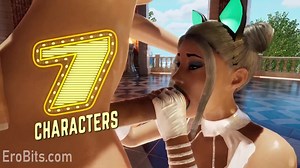 3DX Futanari Game. Futa Pose-Viewer by Puppet Master. Innovative 3D Sex game