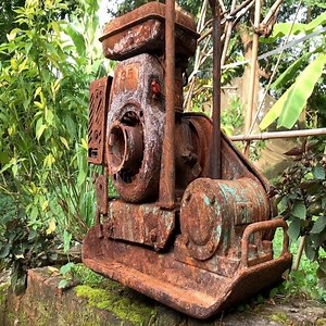 Restoration multiquip Ｍｅｉｗａ 3.5HP plate compactors | Restore Old Roadwork Equipment Full | Doa ibu