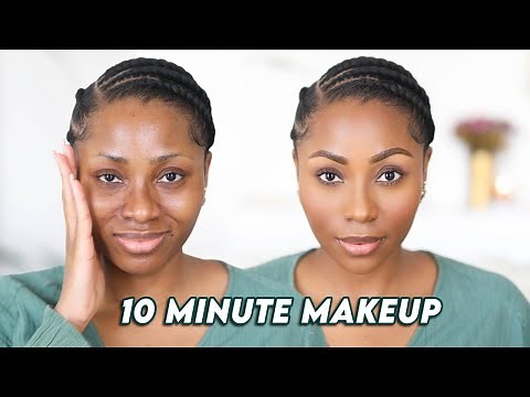 10 - MINUTE EVERYDAY MAKEUP FOR WORK & SCHOOL. NO FALSE EYELASHES, NO BAKING. | BEGINNER FRIENDLY