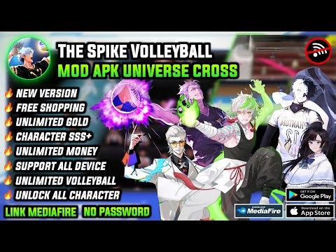 The Spike VolleyBall Cross Mod Apk V6.5.308 Terbaru 2026 - Unlock All Character, Ryuhyun & Nishikawa