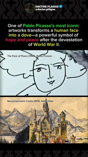 Pablo Picasso Turned a Face into a Dove